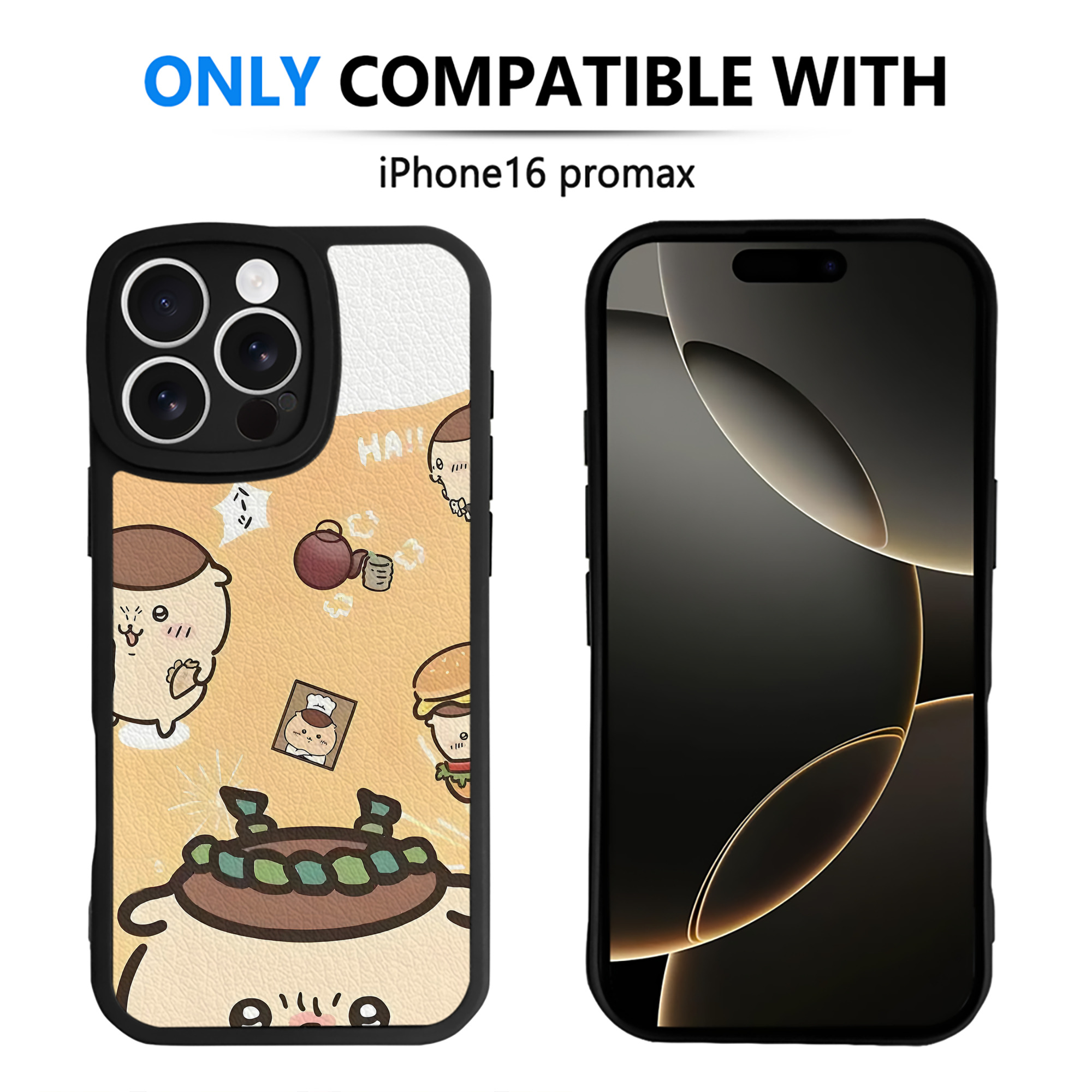 （画像用） ちいかわ Chii-kawa 【iPhone 16シリーズ対応】シリコンスマホケース（レザー調） 材質：シリコン